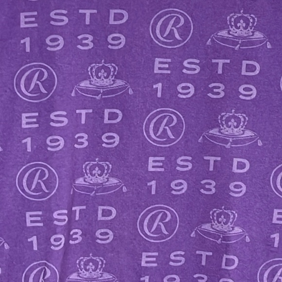 Hiphic Purple Crown Royal short sleeve T-shirt size large - Picture 1 of 8